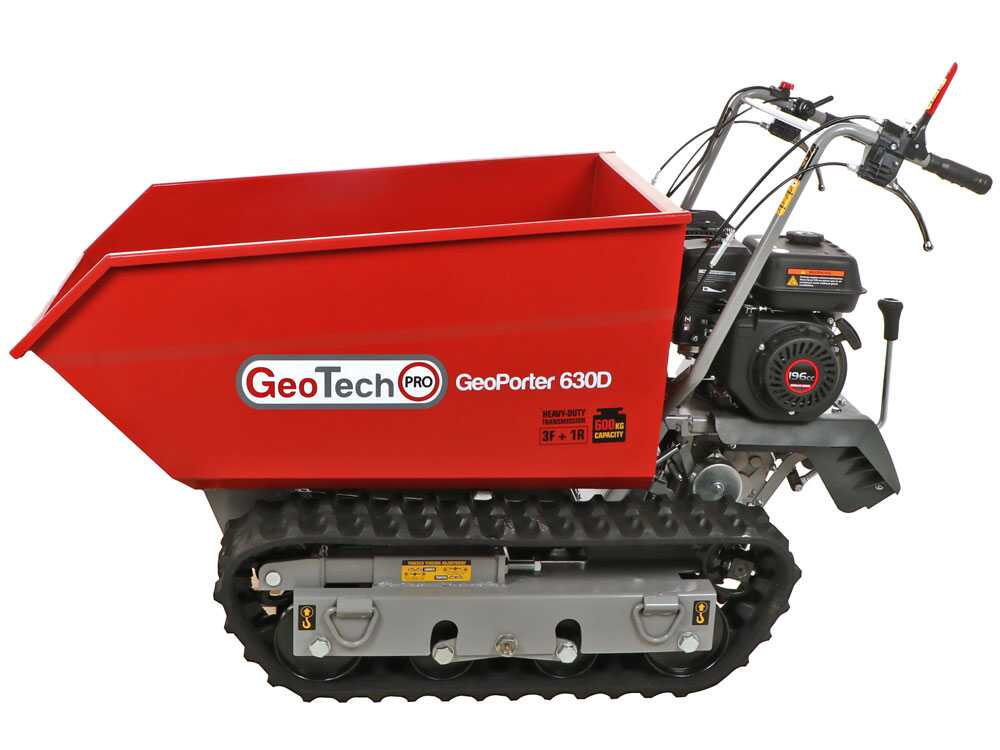 Rupsdumper laadvermogen 600 kg GeoTech Pro GeoPorter 630D, detail 16