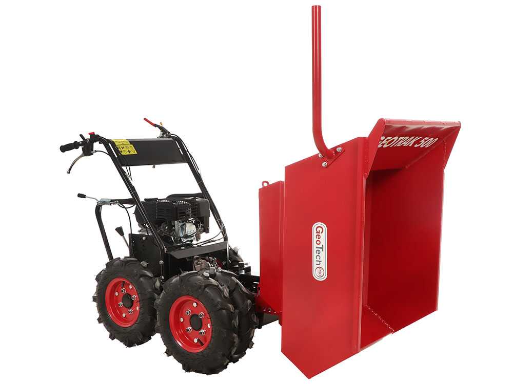 Motorkruiwagen laadvermogen 500 kg GeoTech Pro GEOTRAK 500, detail 15