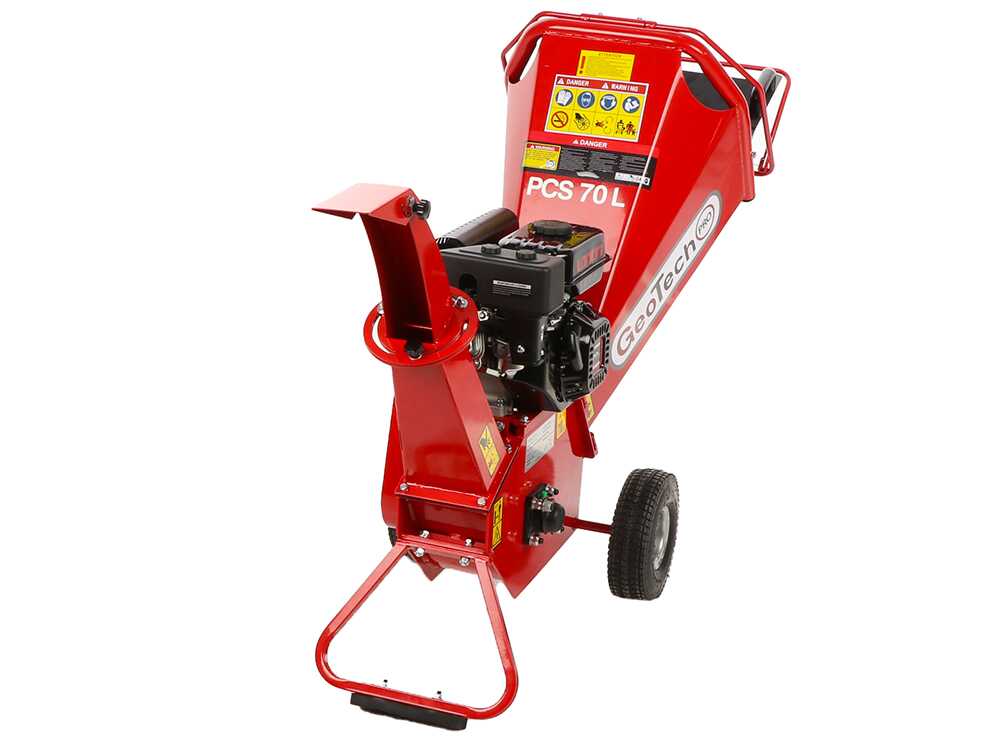 GeoTech Pro PCS70L benzine hakselaar, takken tot 65 mm, detail 15