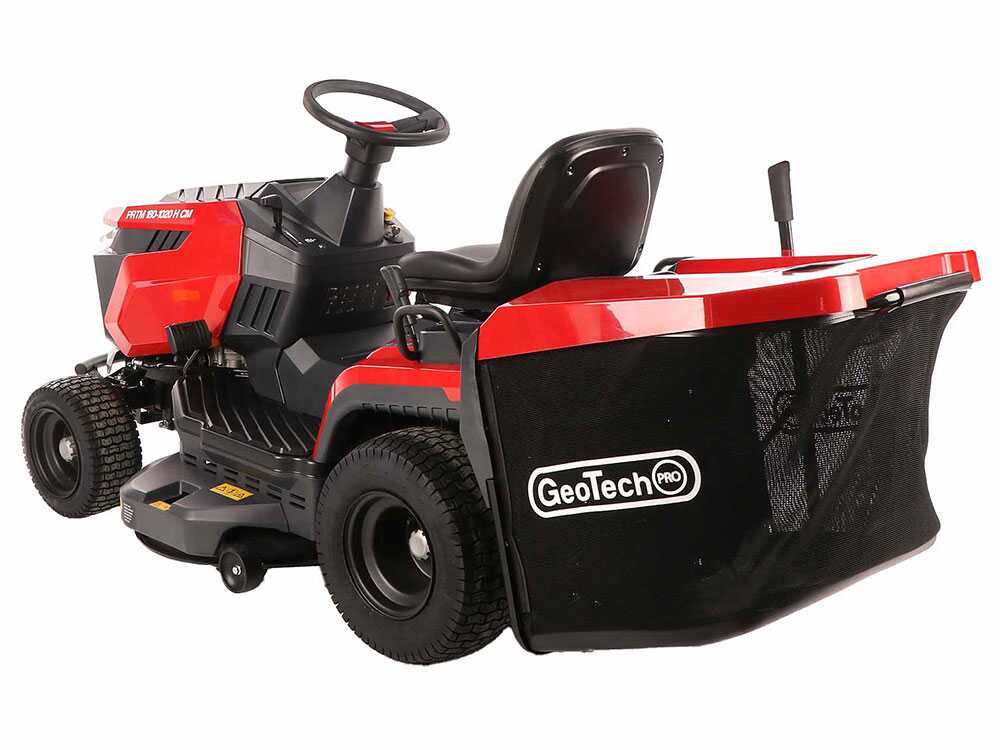 GeoTech Pro PRTM 180-1020 H-CM gazontractor met opvangbak 102 cm, hydrostaat, detail 15