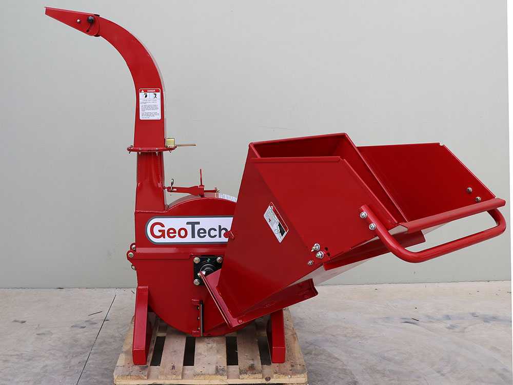 GeoTech Pro TCP 100 aftakas hakselaar, takken tot 100 mm, detail 16