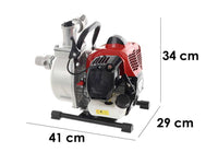 GeoTech WP360 EVO benzine motorpomp, aansluiting 40 mm, detail 16