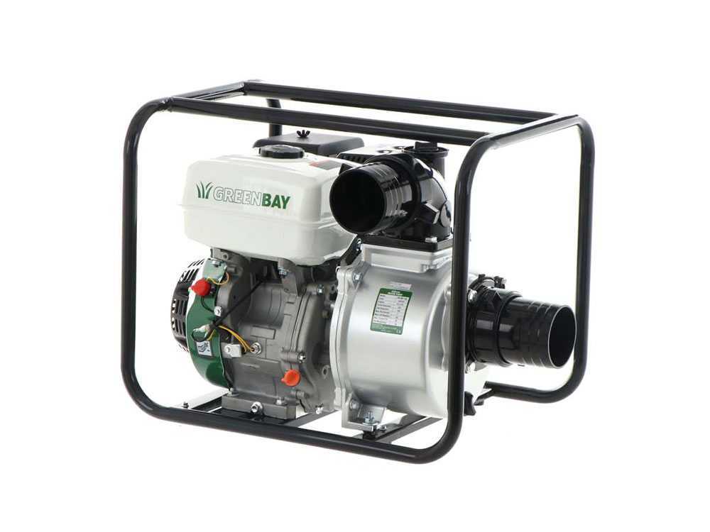GreenBay GB-WP 100 benzine motorpomp, aansluiting 100 mm, detail 15