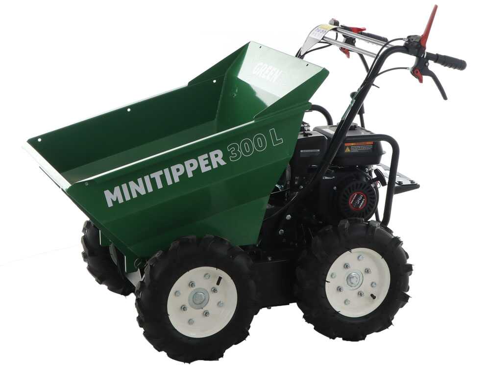 Motorkruiwagen laadvermogen 300 kg GreenBay MiniTipper 300 L, motor Loncin G200F, 4x4, detail 15