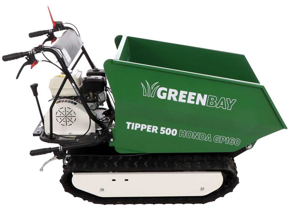 Rupsdumper laadvermogen 500 kg GreenBay Tipper 500, motor Honda GP160, detail 16