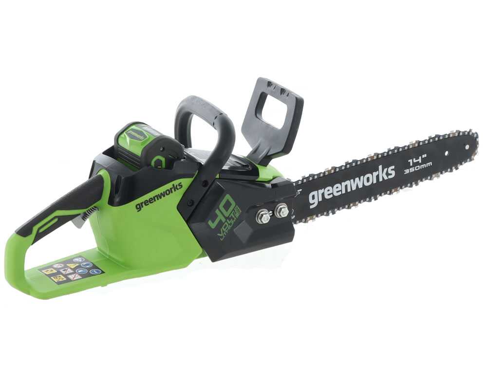 Greenworks GD40CS15 accu kettingzaag, zwaard 35 cm, 40 V 4 Ah zonder accu, detail 15