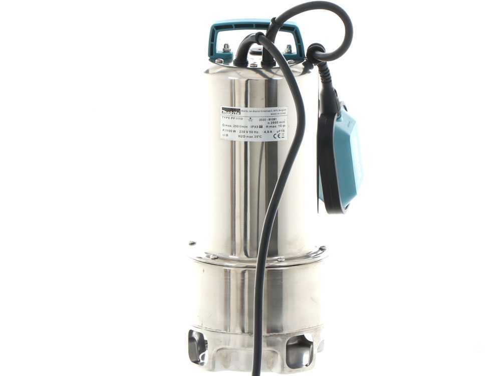 Makita PF1110 dompelpomp voor vuil water, detail 15