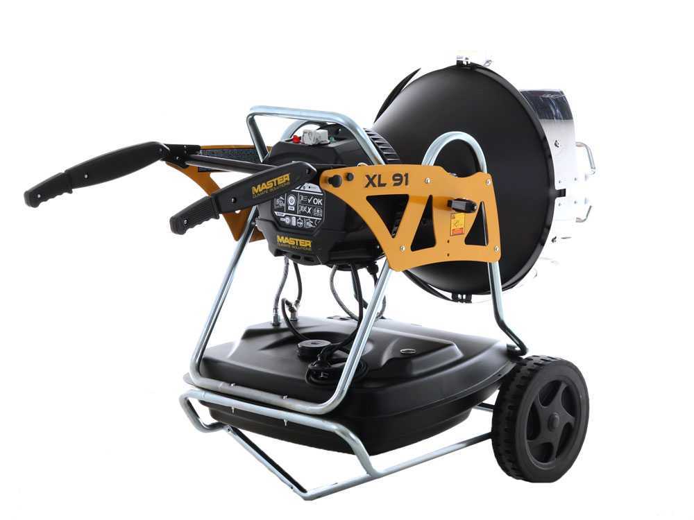 Master XL 91 diesel infrarood heater 43 kW, direct gestookt, detail 15