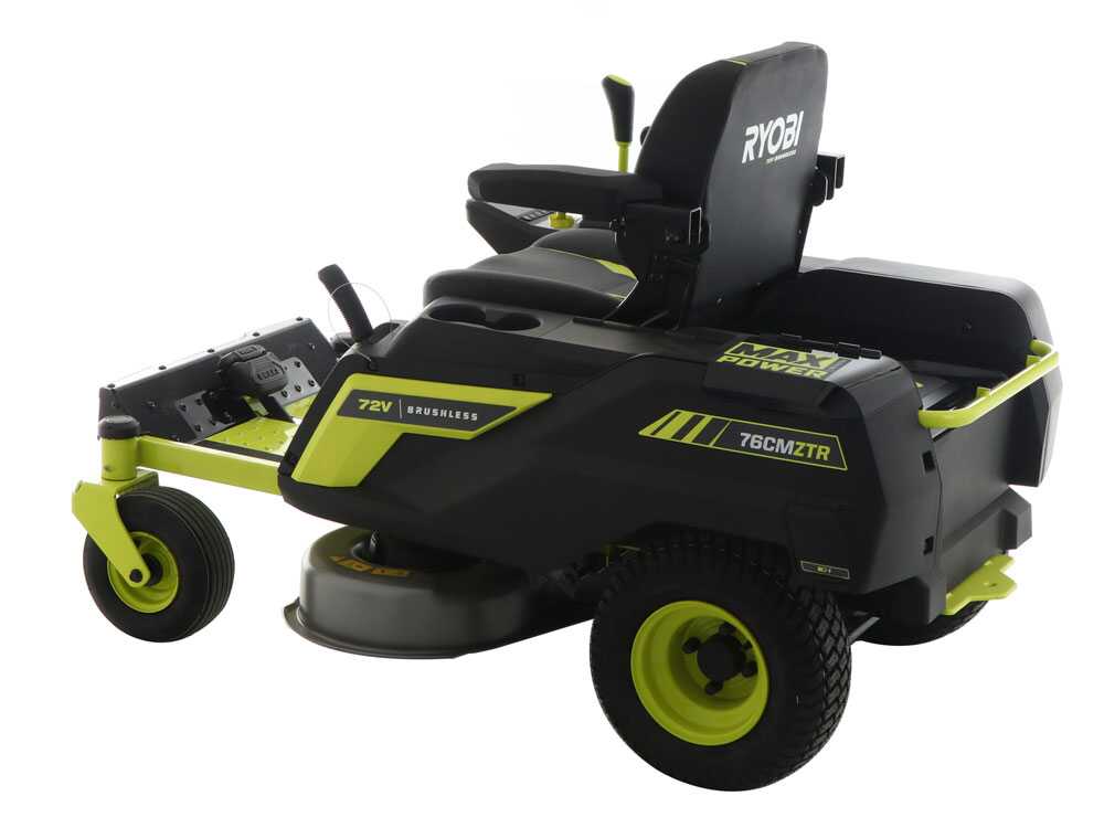 Ryobi ZTRX76 accu-zero-turn zitmaaier 76 cm, automaat, detail 15