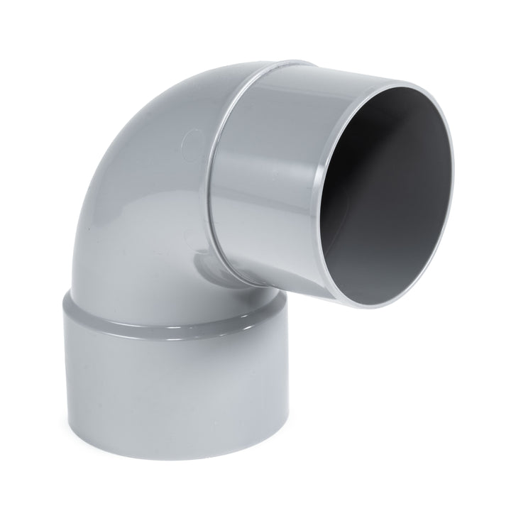
  PVC Bocht 87,5 graden Mof / Verjongd Spie | Rabe - artikelnummer 170112
