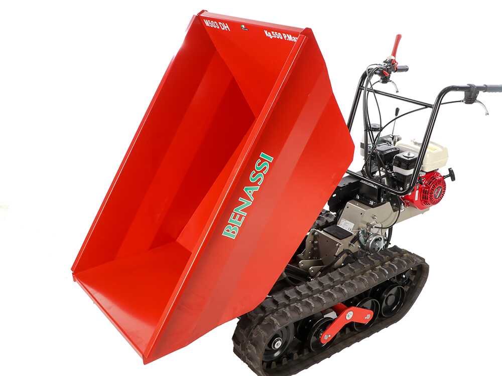 Rupsdumper laadvermogen 550 kg Benassi M503DH, hydraulisch kiepen, detail 16