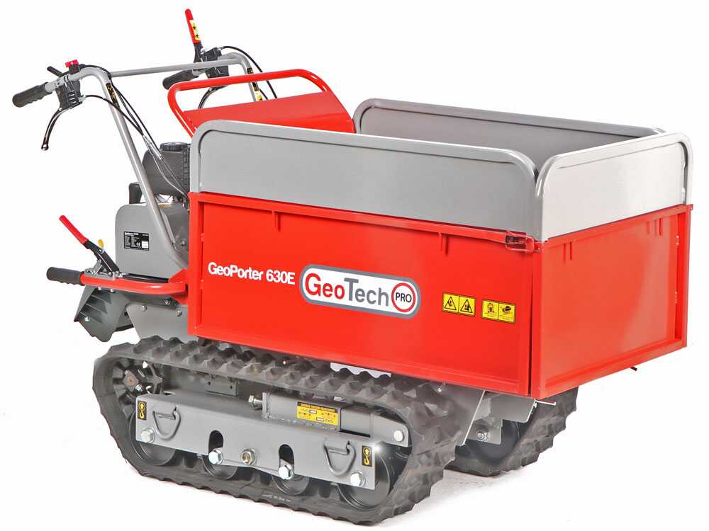 Motorkruiwagen laadvermogen 600 kg GeoTech Pro GeoPorter 630E, detail 16
