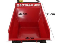 Motorkruiwagen laadvermogen 400 kg GeoTech Pro GEOTRAK 400, 4x4, detail 16