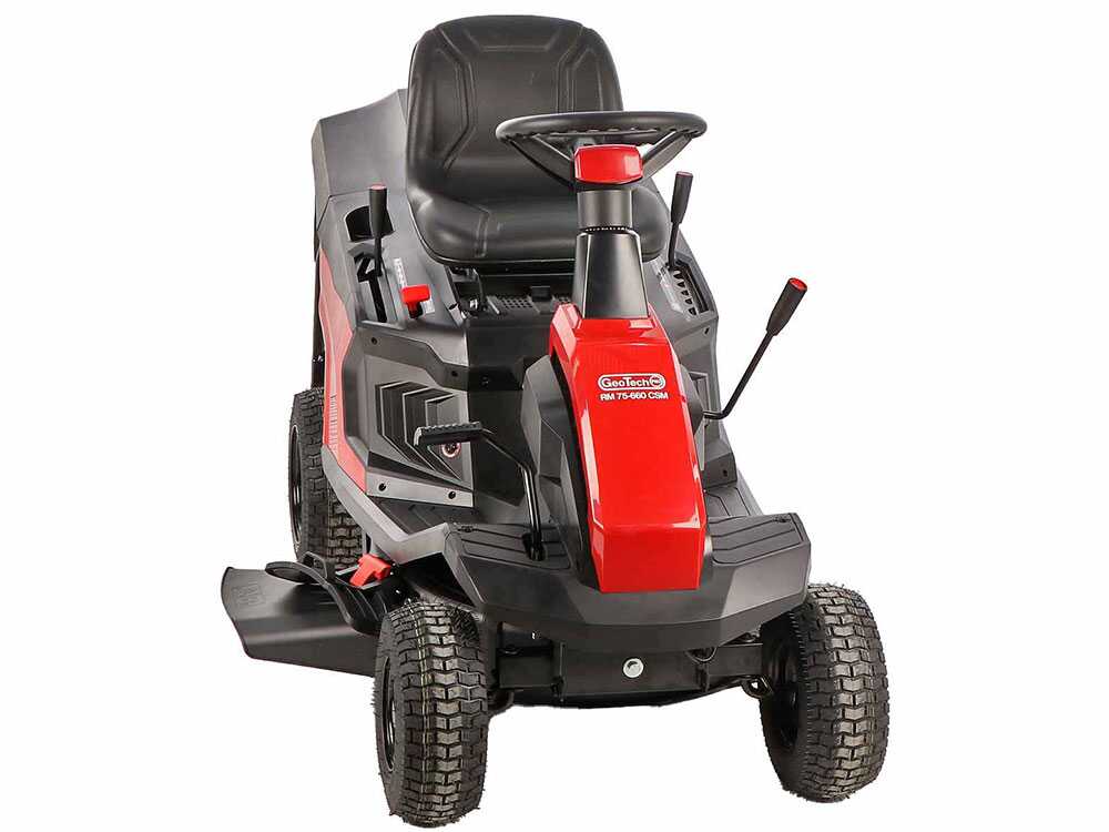GeoTech Pro RM 75-660 CSM zitmaaier met opvangbak 66 cm, versnellingsbak, detail 16
