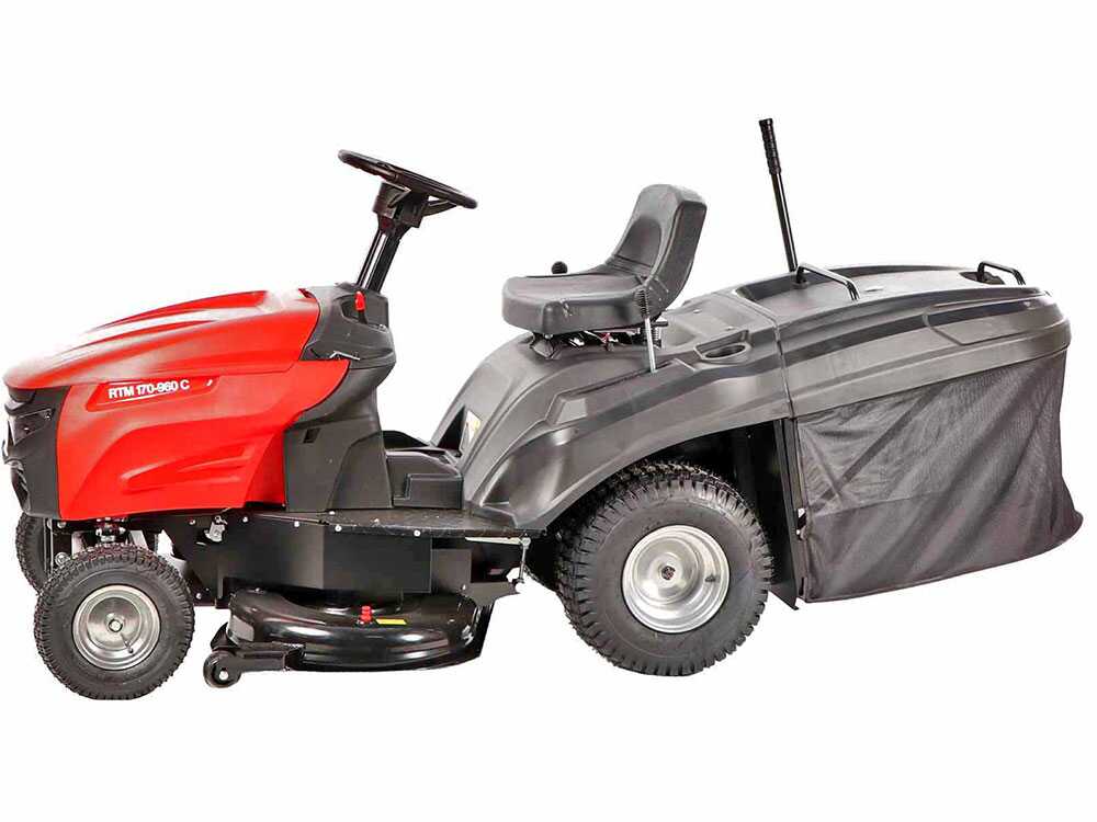 GeoTech RTM 170-960 C gazontractor met opvangbak 96 cm, versnellingsbak, detail 16