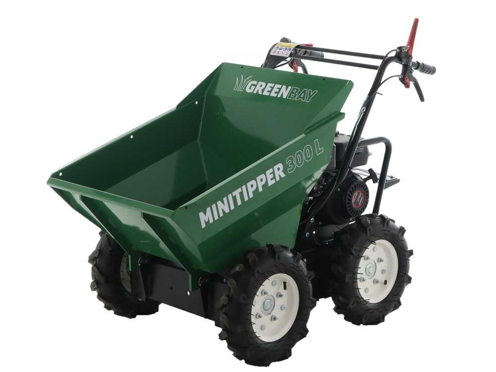 Motorkruiwagen laadvermogen 300 kg GreenBay MiniTipper 300 L, motor Loncin G200F, 4x4, detail 16