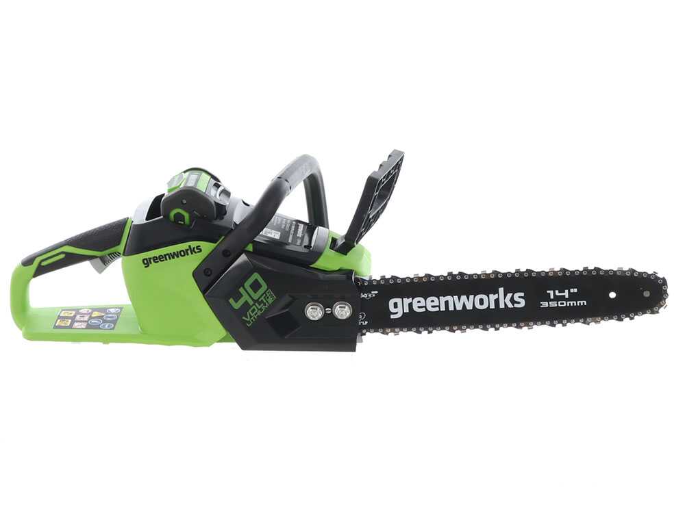 Greenworks GD40CS15 accu kettingzaag, zwaard 35 cm, 40 V 4 Ah, detail 16