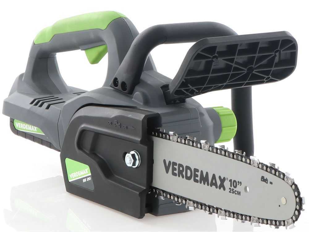 Verdemax SE20 accu kettingzaag, zwaard 20 cm, 20 V 2 Ah, detail 16
