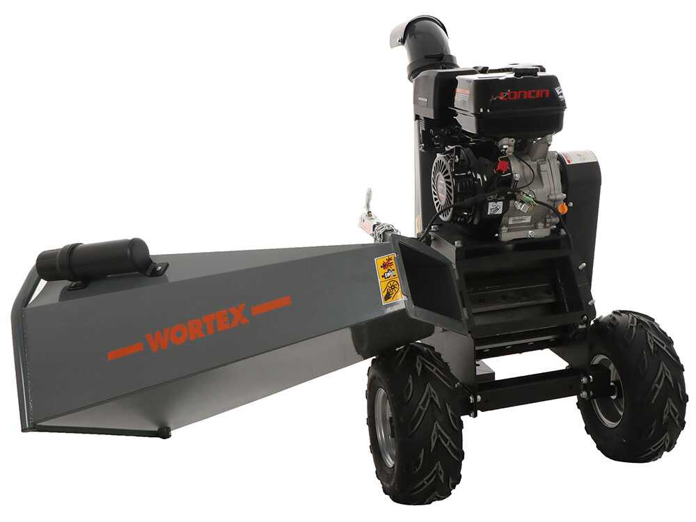 Wortex Drake D420/120L benzine hakselaar, takken tot 90 mm, detail 16