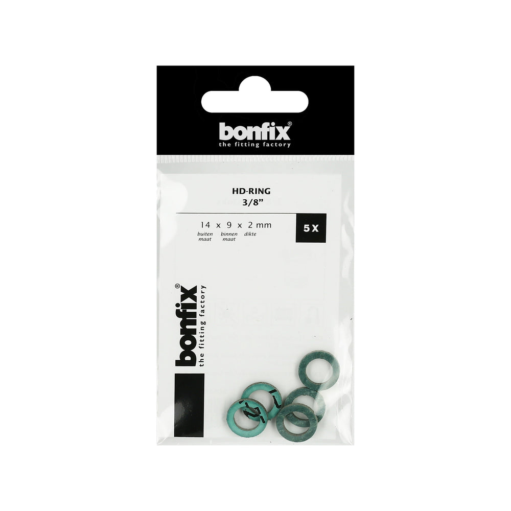 HD afdichtingsring 3/8", zakje á 5 stuks