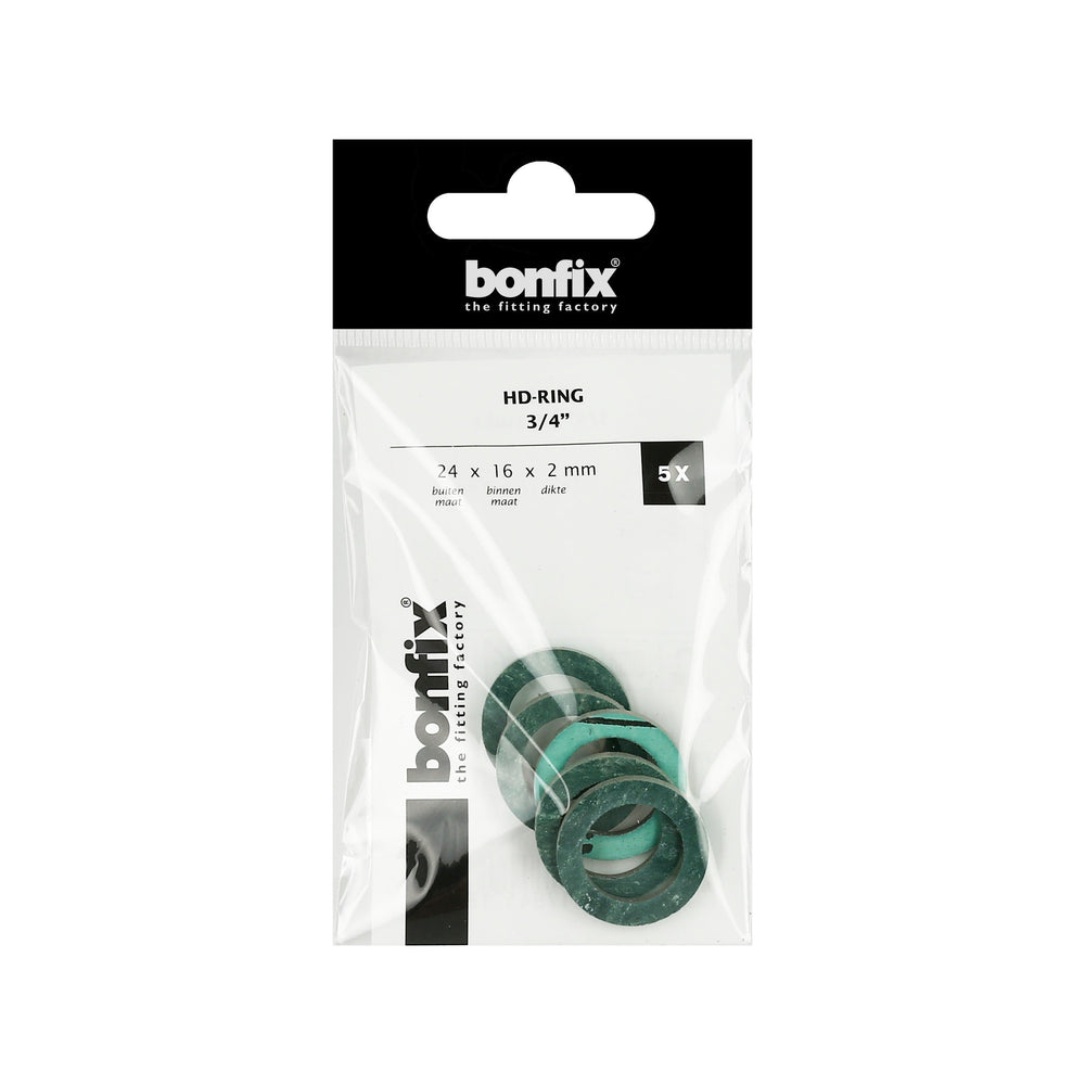 HD afdichtingsring 3/4", zakje á 5 stuks