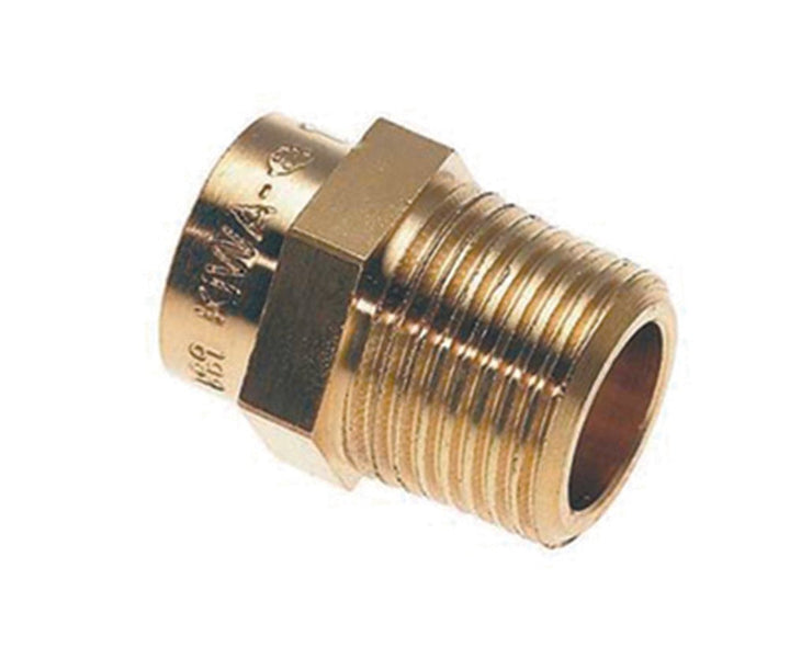 
  Puntstuk messing, 1 1/2" bu x 42 mm ca - artikelnummer 185072
