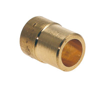 Inschuifsok messing, 54u x 42 mm productfoto hoge resolutie