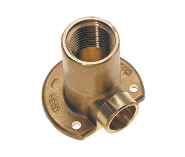 
  Muurplaat messing 1/2" x 12 mm bi - artikelnummer 185406
