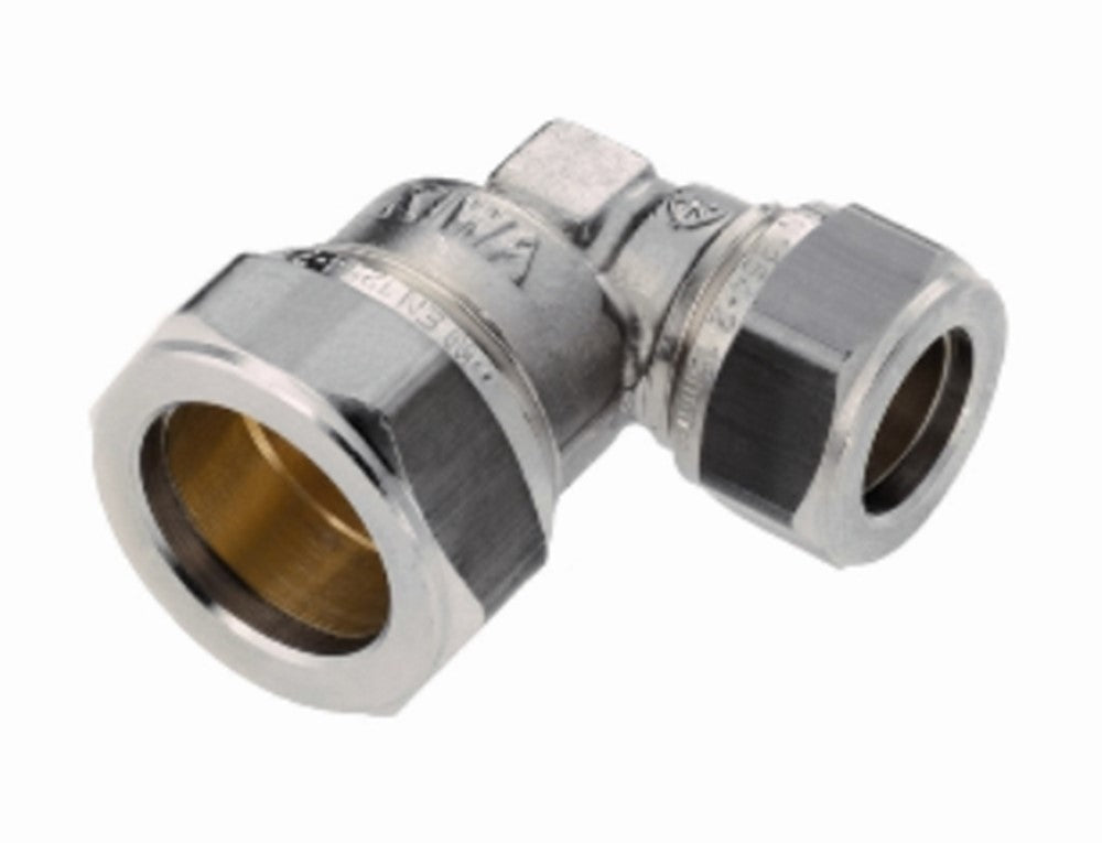 Verloopknie messing, 12 x 10 mm, 2x knel productfoto hoge resolutie