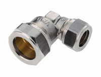 Bonfix Verloopknie messing, 22 x 15 mm, 2x knel | Rabe - 185596