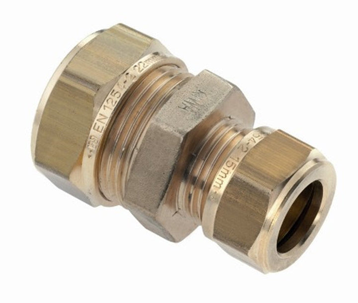 
  Overschuifkoppeling messing, 12 x 10 mm - artikelnummer 185602
