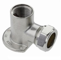 Bonfix Muurplaat messing vernikkeld, 1/2" x 15 | Rabe - 185640