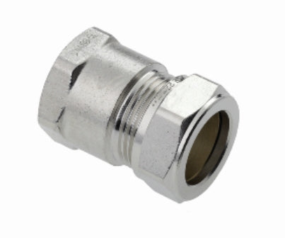 Bonfix Schroefbus messing, 1" bi x 22 mm, nik | Rabe - 185752
