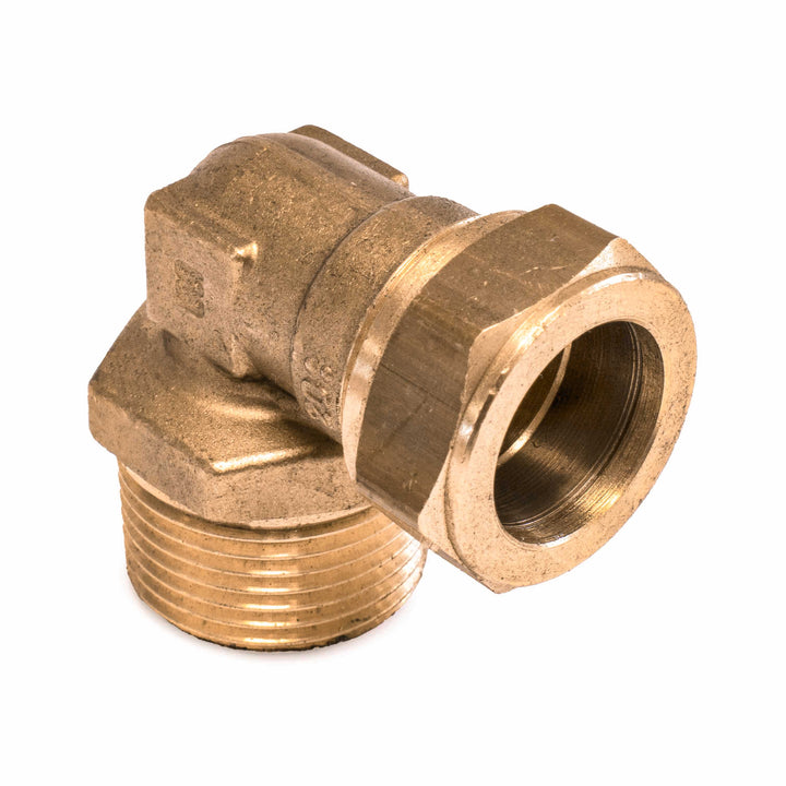 
  Knie messing, 1" bu x 22 mm - artikelnummer 185884
