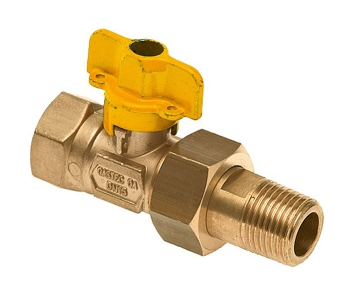 
  Gaskogelkraan, 1 1/4" bi x 1 1/4" bu productfoto hoge resolutie - artikelnummer 186494
