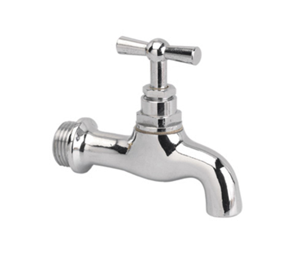 Tapkraan, 1/2" gladde uitloop verchroomd productfoto hoge resolutie