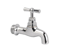 Tapkraan, 1/2" gladde uitloop verchroomd productfoto hoge resolutie