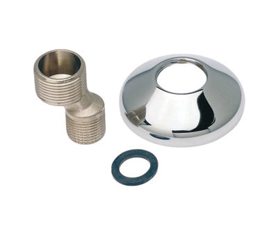 Bonfix S-koppeling met rozet en ring, 1/2" x 3/ | Rabe - 187060