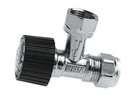 Bonfix Hoekstopkraan, Vernikkeld 3/8" x 12 mm | Rabe - 187210