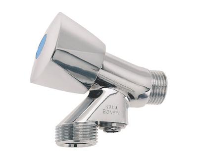 Bonfix Beluchterkraan, met keerklep chrome knop | Rabe - 187216