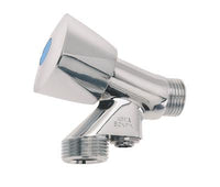 Bonfix Beluchterkraan, met keerklep chrome knop | Rabe - 187216