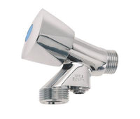 Beluchterkraan, met keerklep chrome knop productfoto hoge resolutie