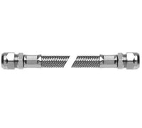 Aansluitleiding RVS, 35 cm, 15 x 12 mm productfoto hoge resolutie