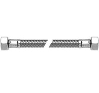 Aansluitleiding RVS, 35 cm, ½ x 3/8"