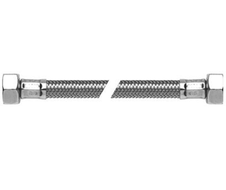 
  Aansluitleiding RVS, 50 cm, 1/2" x 1/2" productfoto hoge resolutie - artikelnummer 187322
