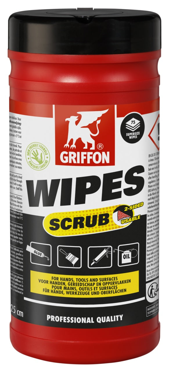 Scrub Wipes 20 x 25 cm 75 st. | Rabe
