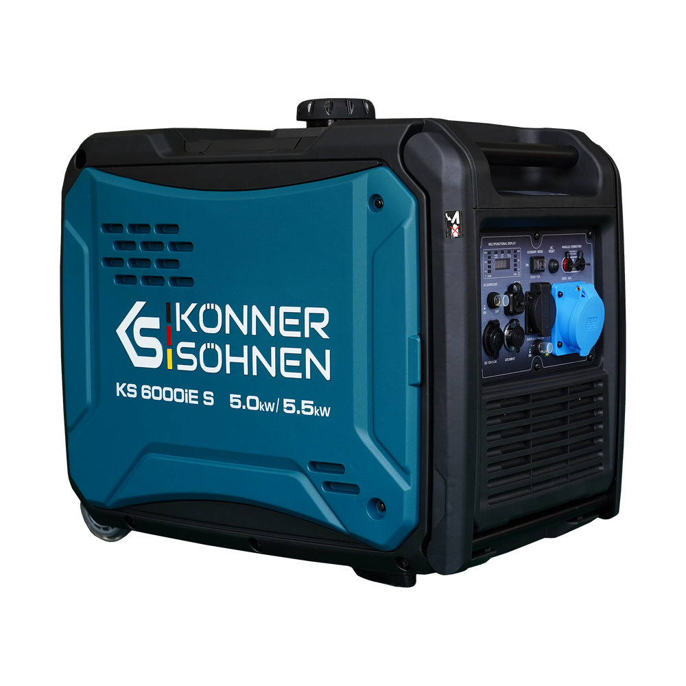 Könner & Söhnen KS 6000iE S inverter aggregaat 5,5 kW, foto 8