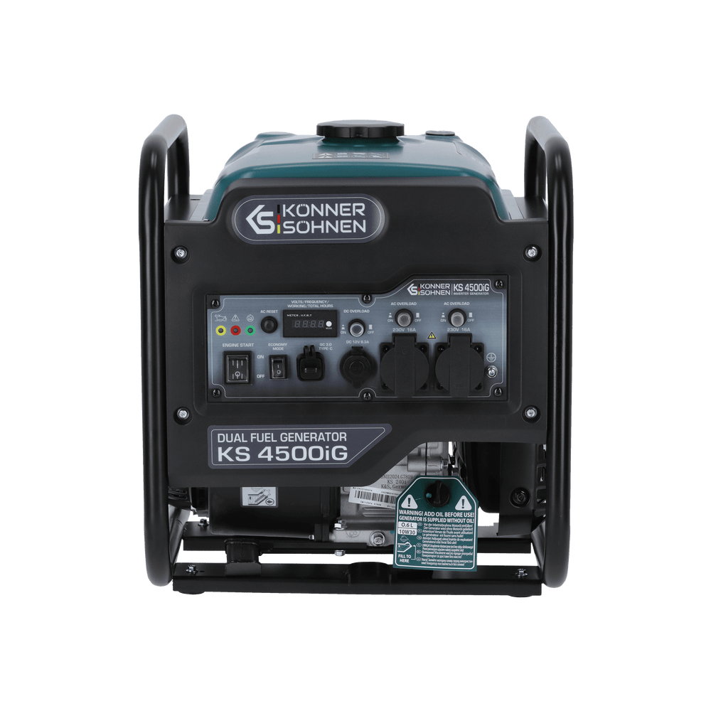 Könner & Söhnen KS 4500iG inverter aggregaat op gas en benzine 4,5 kW | Rabe