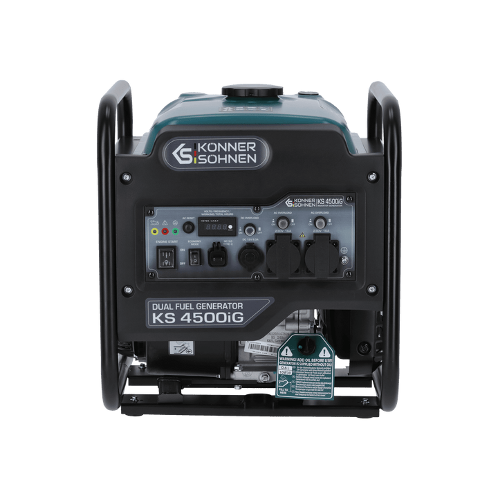 
  Könner & Söhnen KS 4500iG inverter aggregaat op gas en benzine 4,5 kW | Rabe - artikelnummer KS 4500iG
