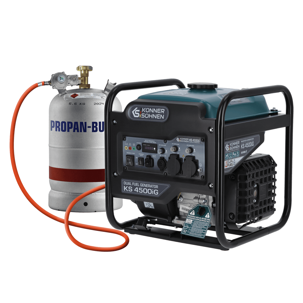 Könner & Söhnen KS 4500iG inverter aggregaat op gas en benzine 4,5 kW, foto 6